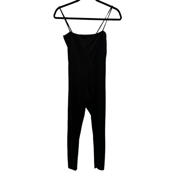 π 2/$20 π Black One Piece Spaghetti Strap Black Body Suit Jumper est Small - Picture 1 of 5